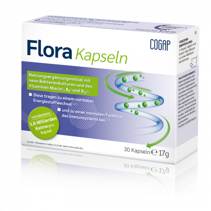 Flora Kapseln | Darmflorakapseln Prä- & Probiotika